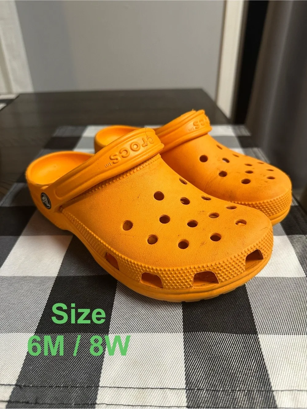 CROCS Kids Classic Clog in Bright Orange